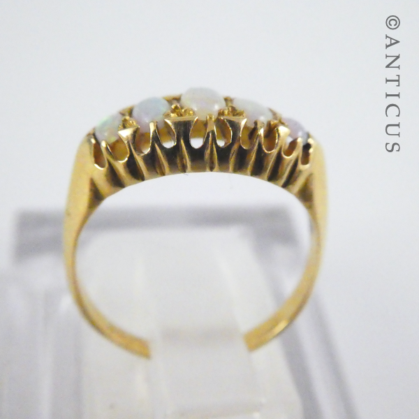 Antique Ring, 18ct Gold and Opals.