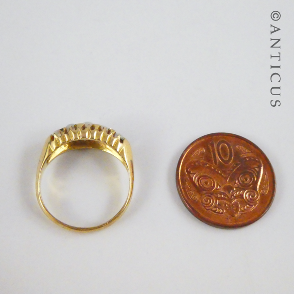 Antique Ring, 18ct Gold and Opals.
