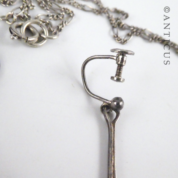 Art Nouveau Style Necklace & Earrings.