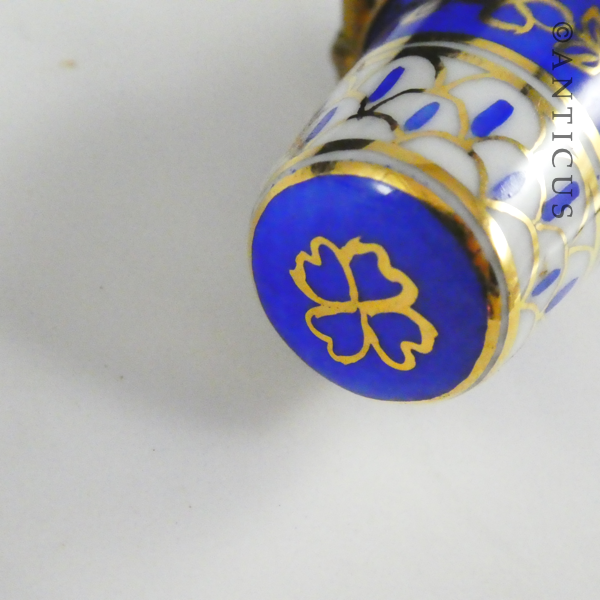 French Limoges Porcelain Thimble Holder.
