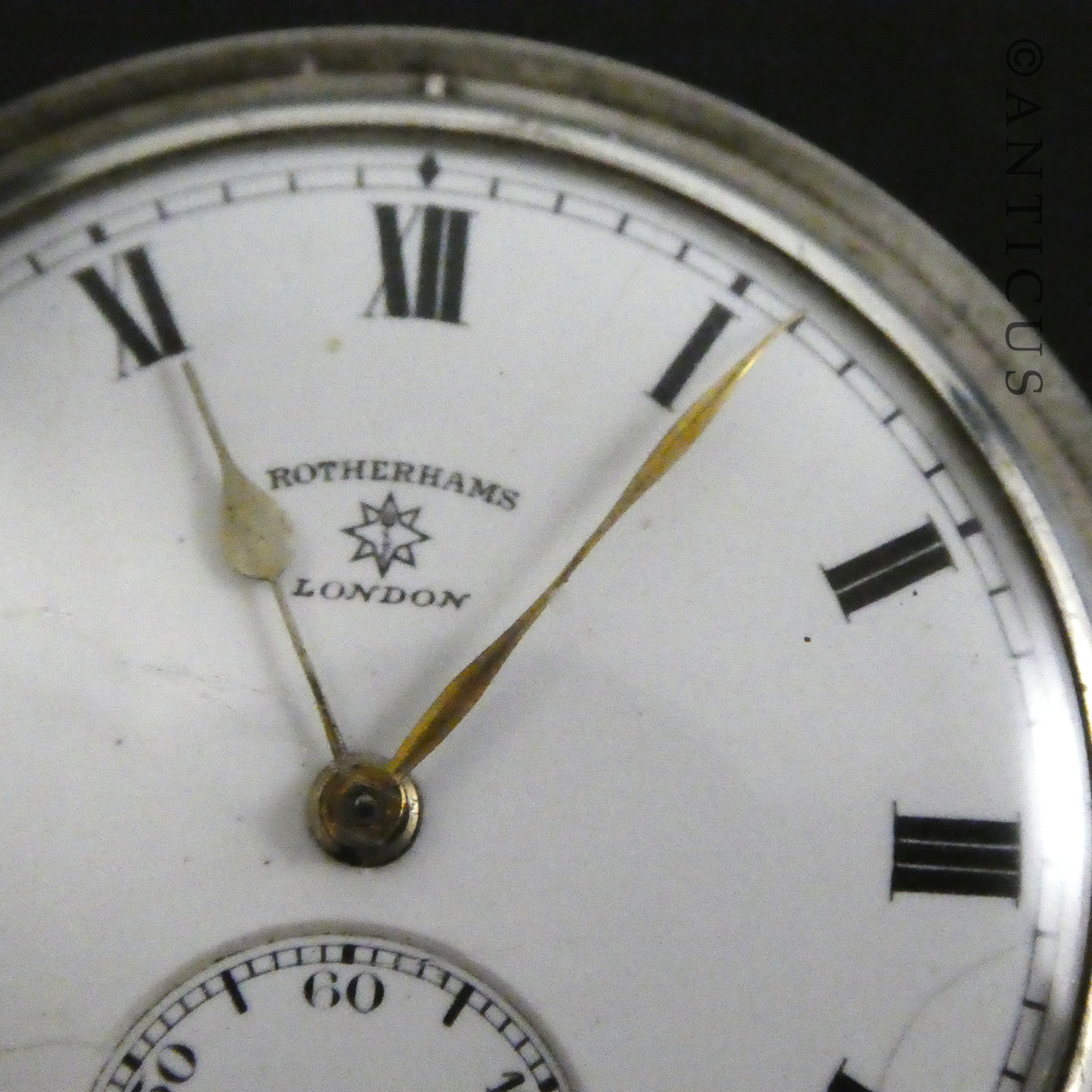 Silver Rotherhams Pocket Watch.