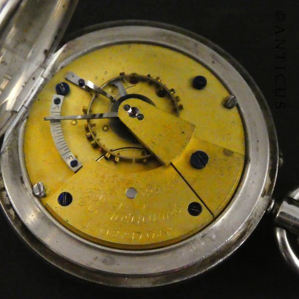Silver Rotherhams Pocket Watch.