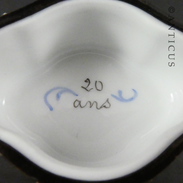 Pretty Limoges Pill Box, Hand Signed.