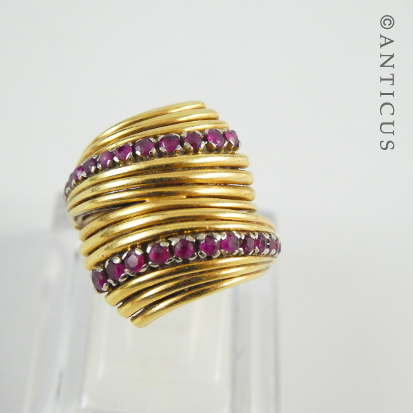 18ct Gold and Ruby Ring.