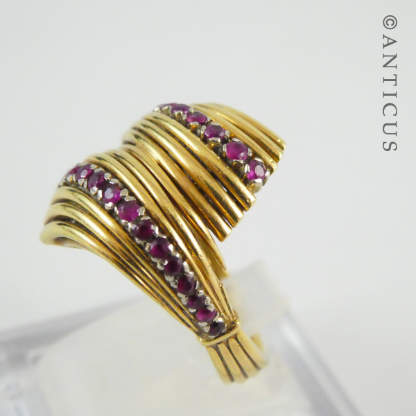 18ct Gold and Ruby Ring.