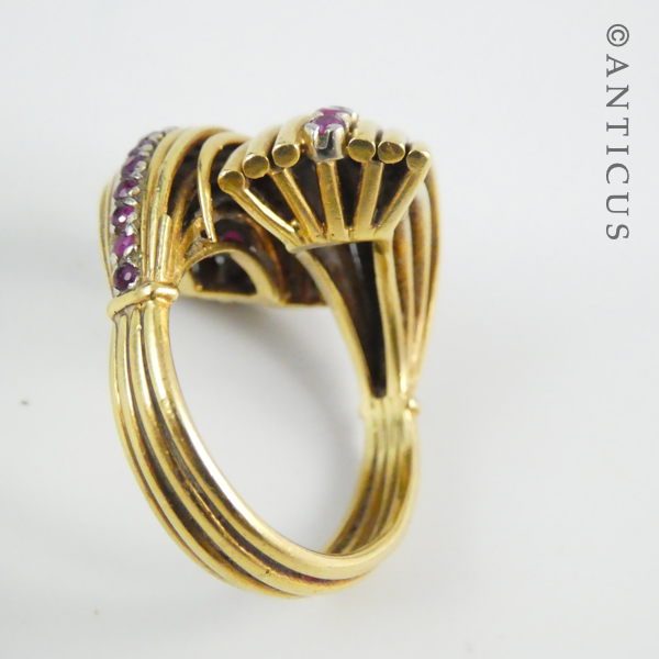18ct Gold and Ruby Ring.