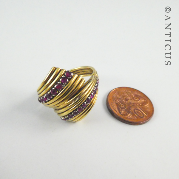 18ct Gold and Ruby Ring.