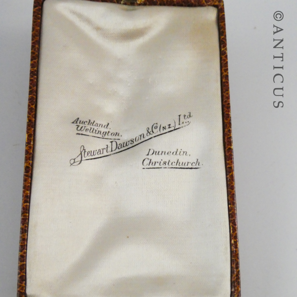 Antique 15ct Gold Pendant with Ruby and Seed Pearls.