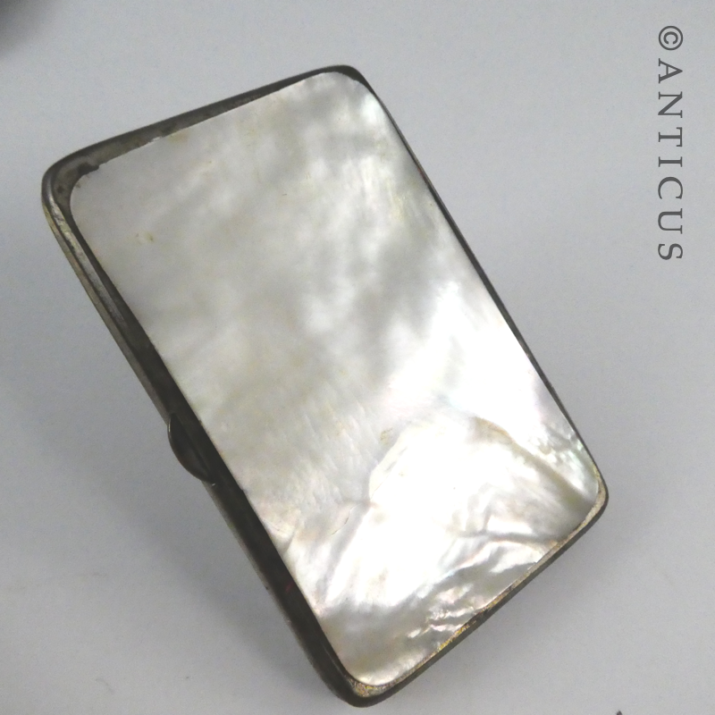 Carved Mother of Pearl Antique Purse.