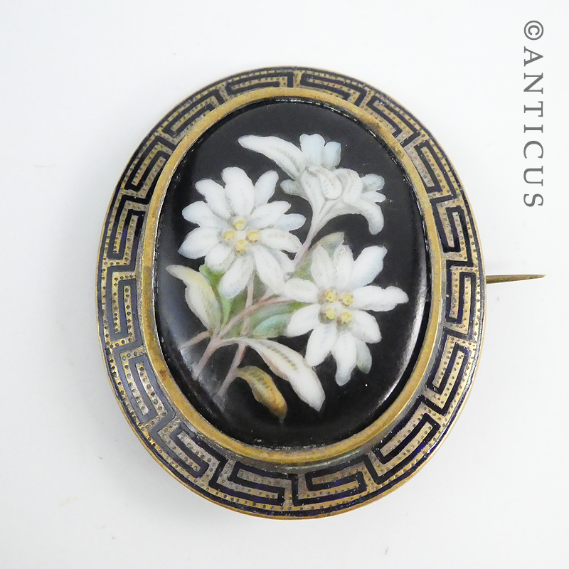 Victorian Brooch and Earrings Set.