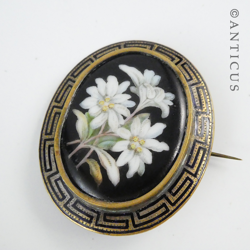 Victorian Brooch and Earrings Set.