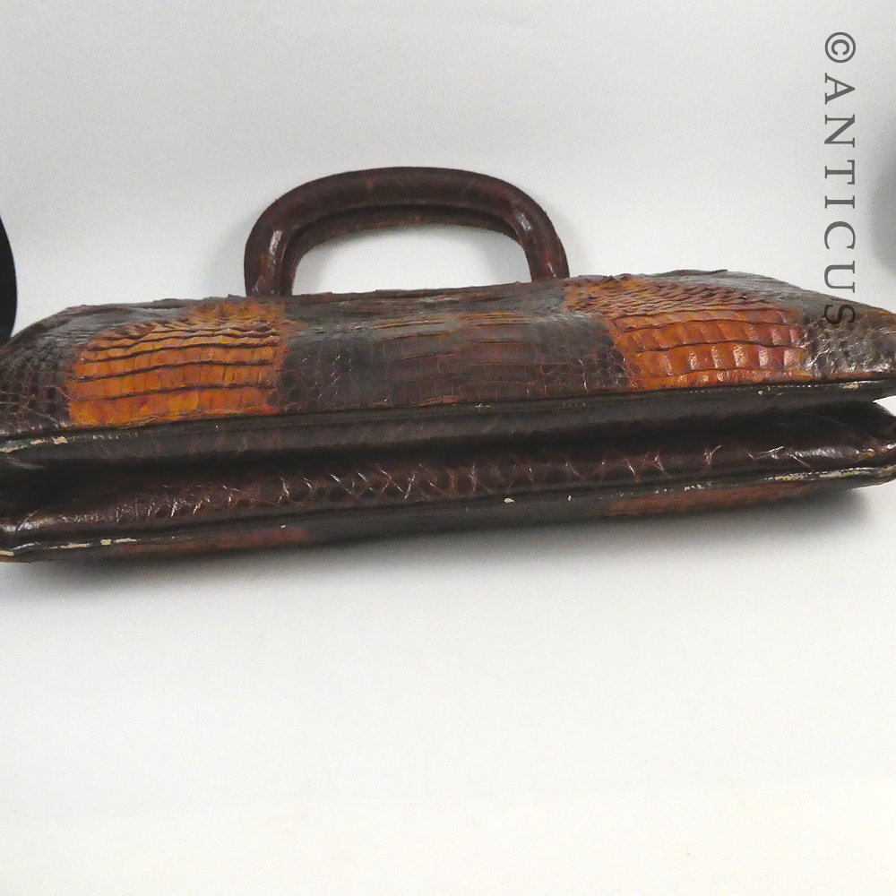 Vintage Crocodile Handbag.