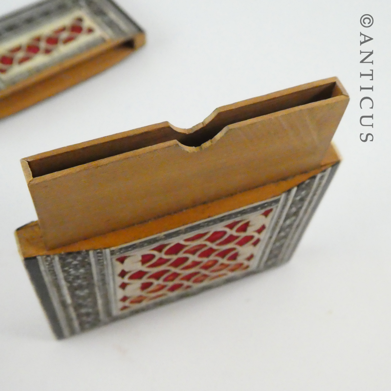 Vintage Sadeli Anglo-Indian Card Case.