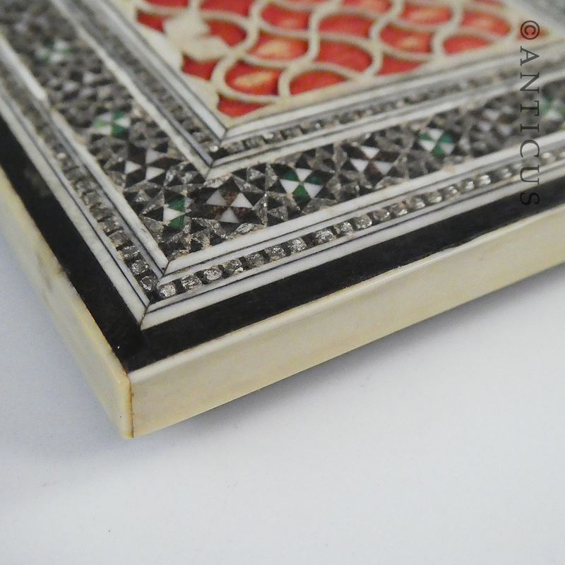 Vintage Sadeli Anglo-Indian Card Case.