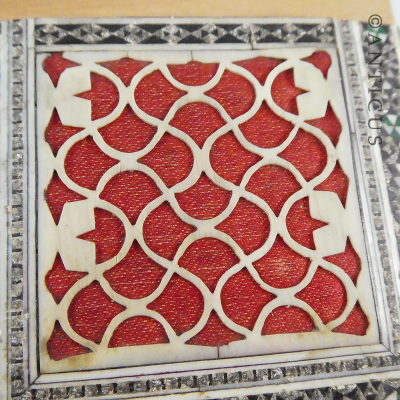 Vintage Sadeli Anglo-Indian Card Case.