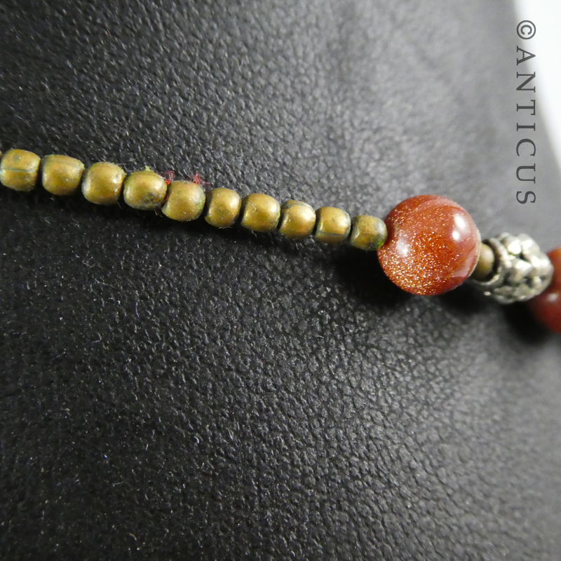 Sunstone Necklace and Matching Earrings.