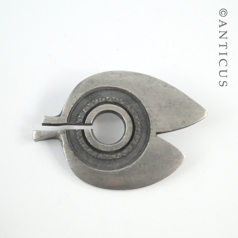 Swedish Signed Retro Brooch.