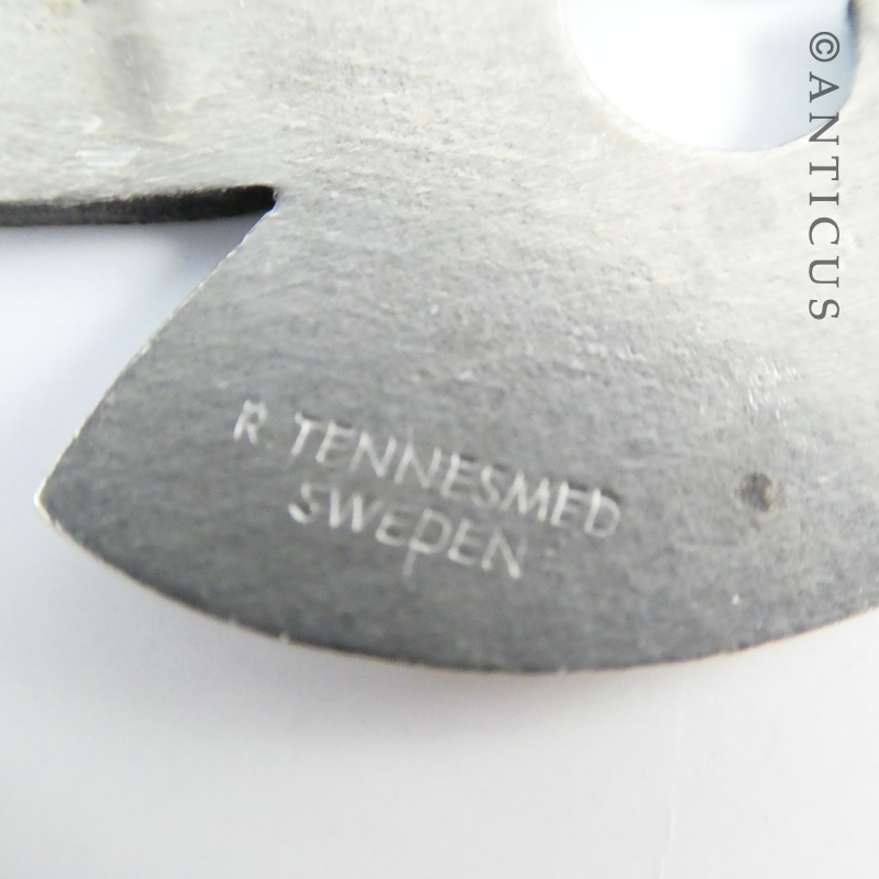 Swedish Signed Retro Brooch.