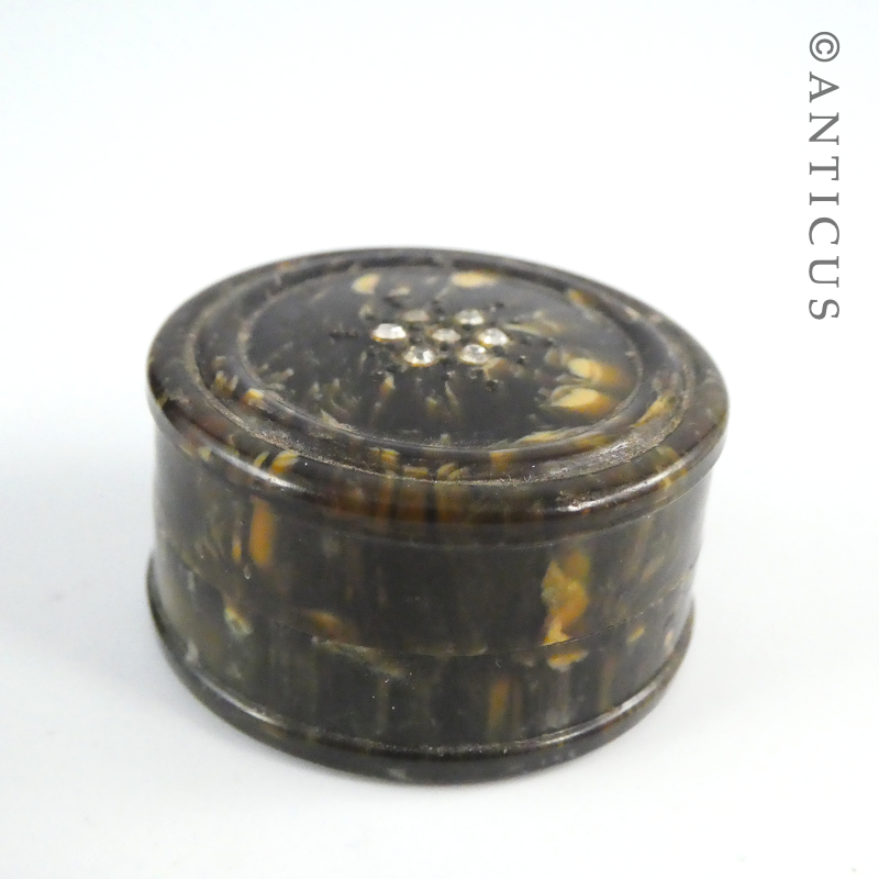 Uusual Small Antique Powder Compact.