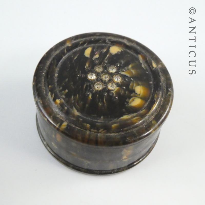 Uusual Small Antique Powder Compact.