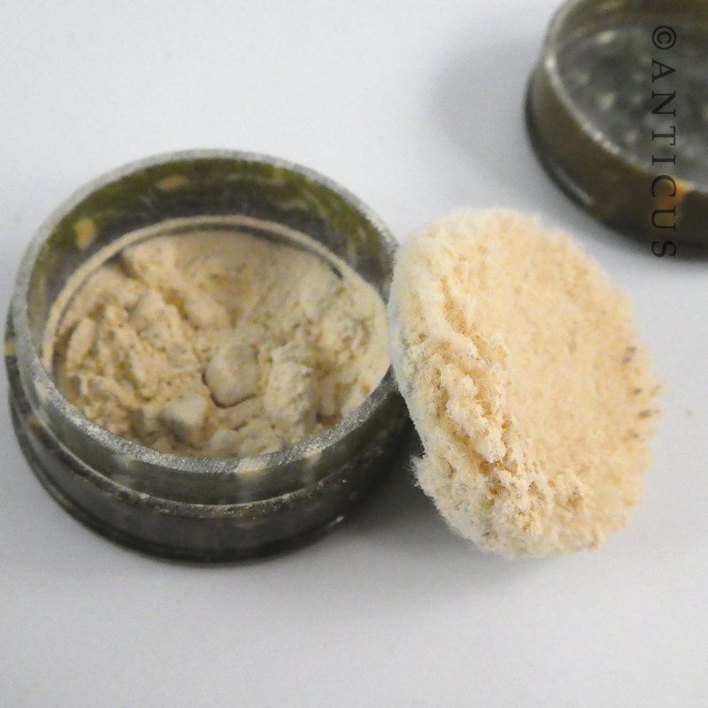 Uusual Small Antique Powder Compact.