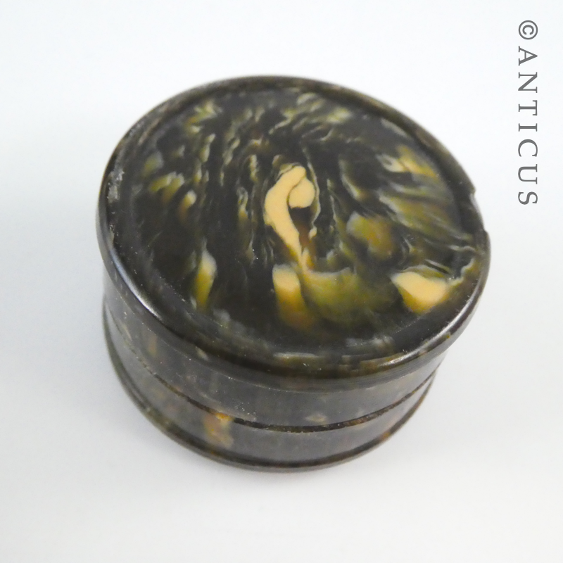 Uusual Small Antique Powder Compact.