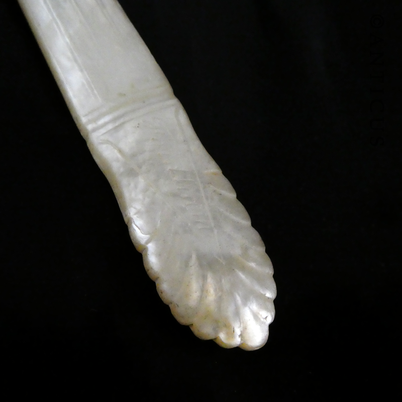 Antique Silver and Pearl Butter Knife.