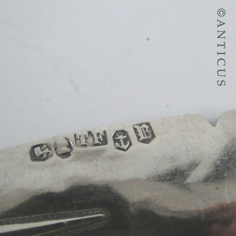 Antique Silver and Pearl Butter Knife.