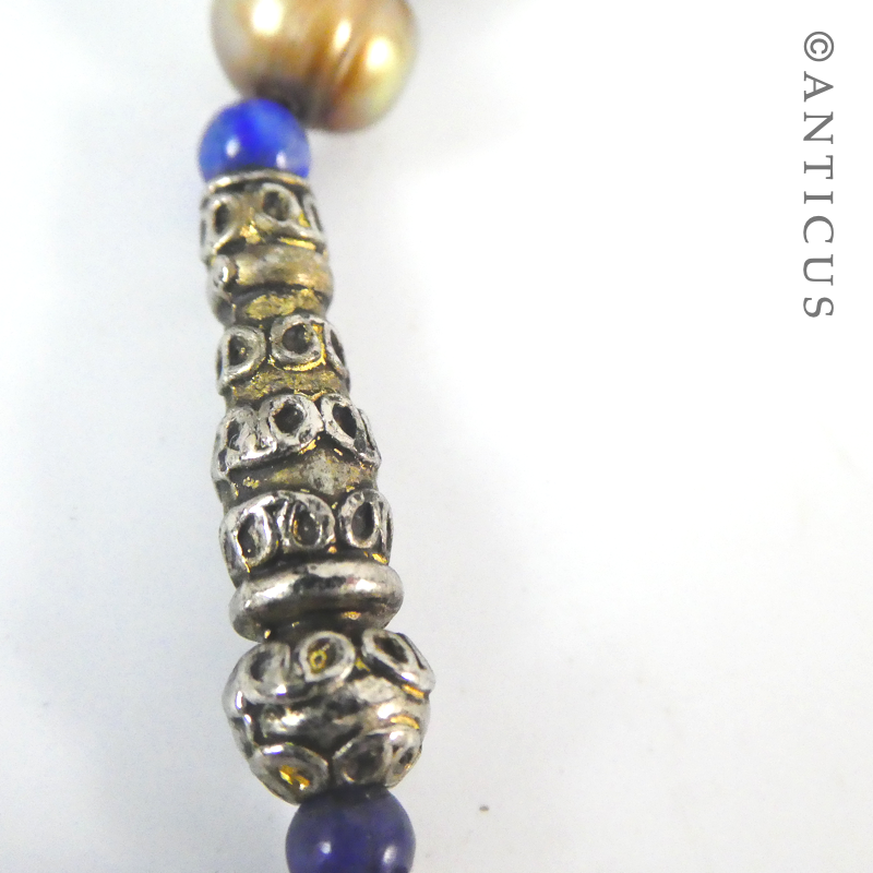 Lapis Lazuli Necklace with Pendant.