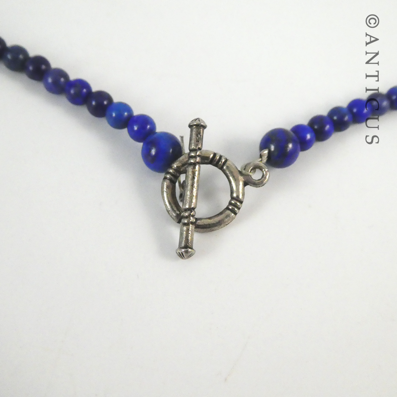 Lapis Lazuli Necklace with Pendant.