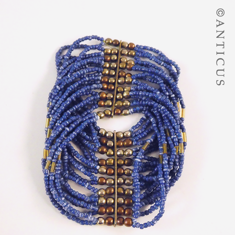 Tribal Style Lapis Bracelet.