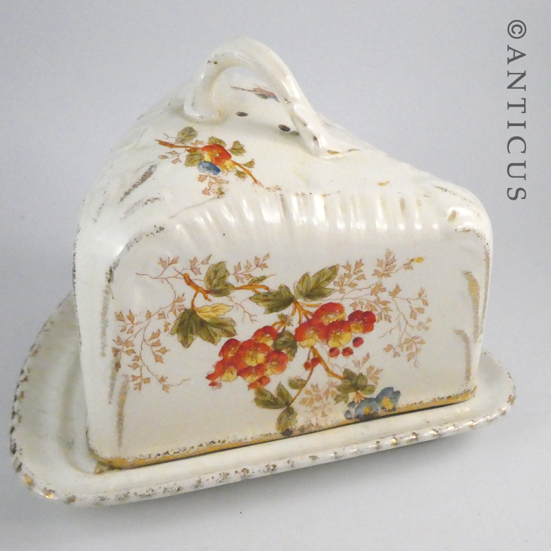 Victorian Large Cheese Dish.