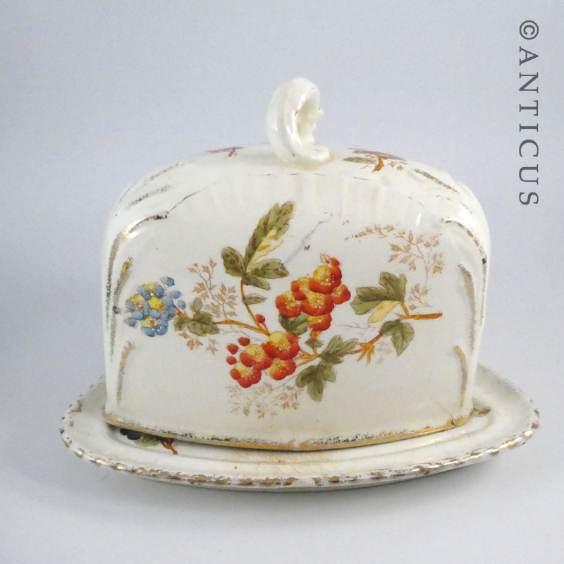 Victorian Large Cheese Dish.