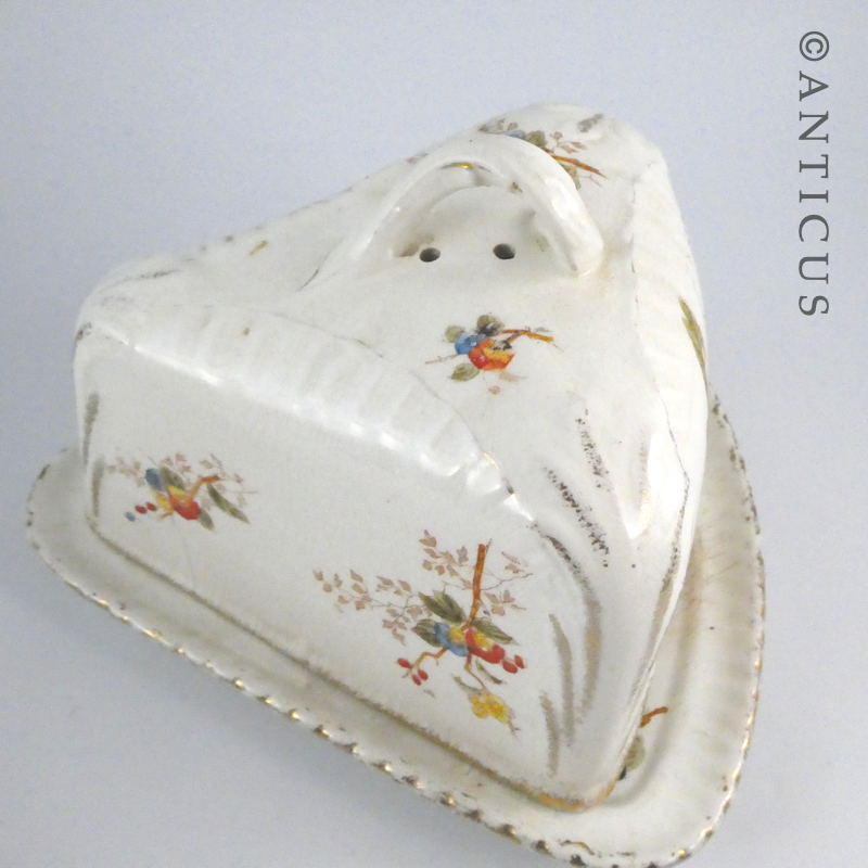 Victorian Large Cheese Dish.