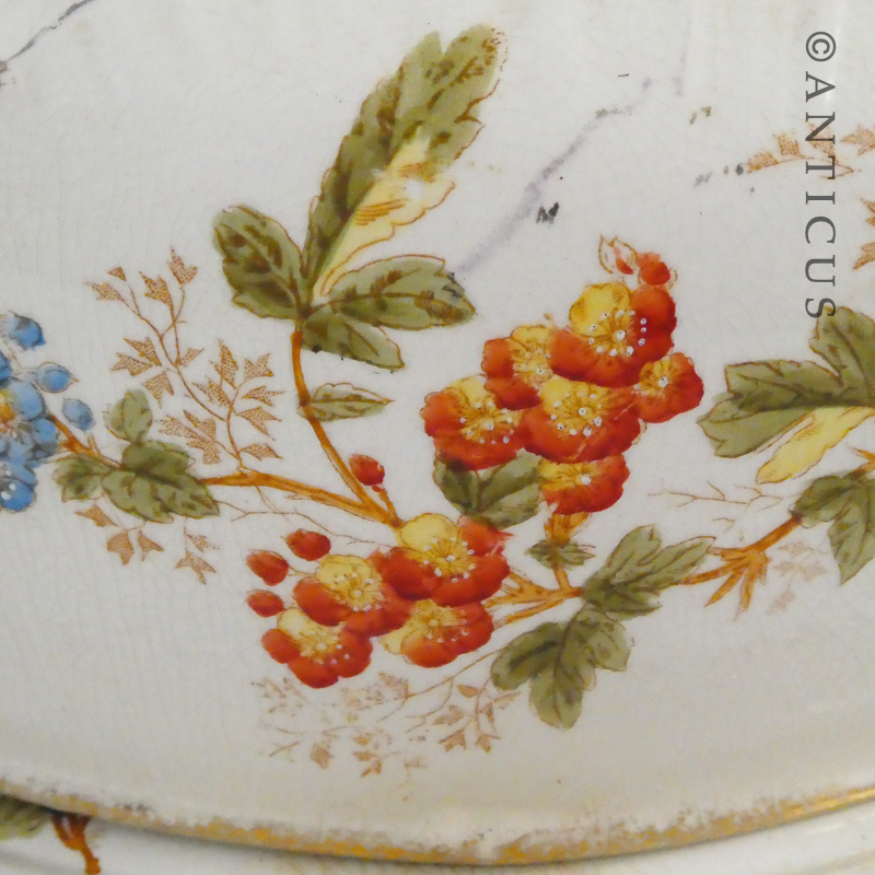 Victorian Large Cheese Dish.