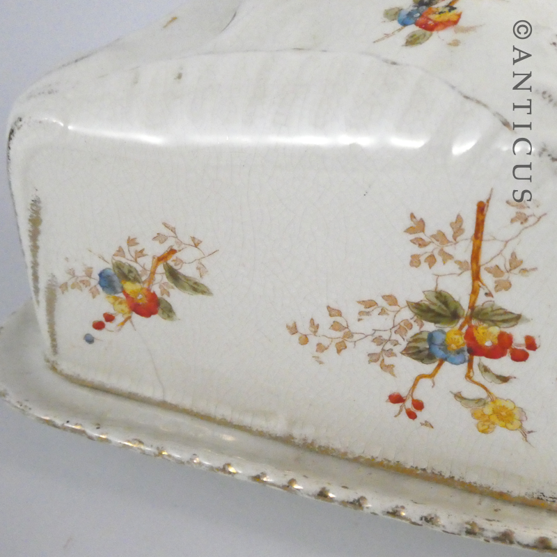 Victorian Large Cheese Dish.