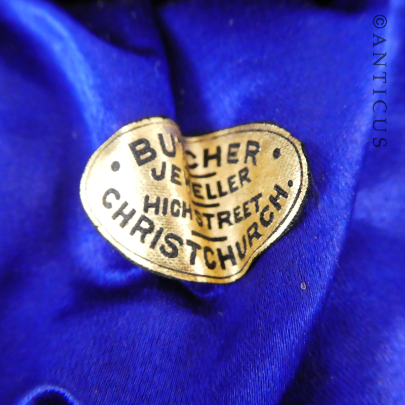 Pair of Salts and Spoons, Antique Crystal and Silver.