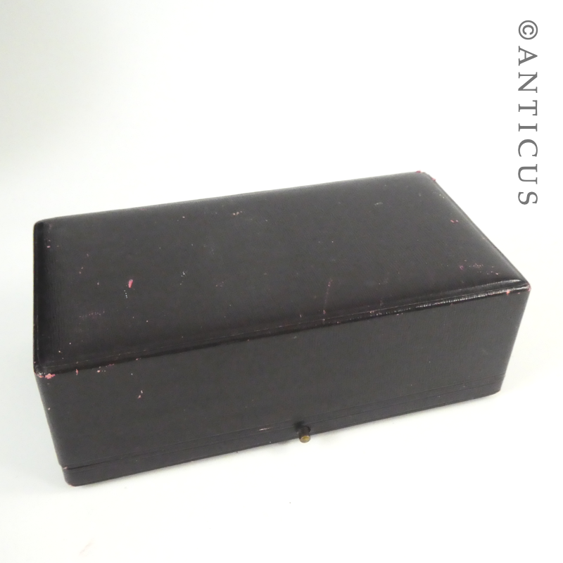 Pair of Salts and Spoons, Antique Crystal and Silver.