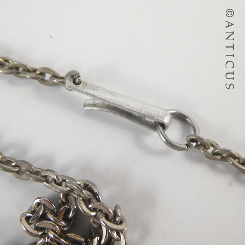 Mid Century Modern Swedish Pendant on Chain.