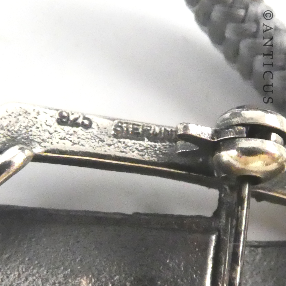 Sterling Silver Yacht Brooch.