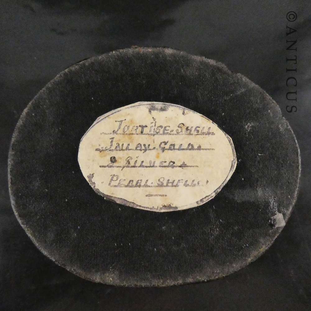 Early Victorian Small Wall Plaque.