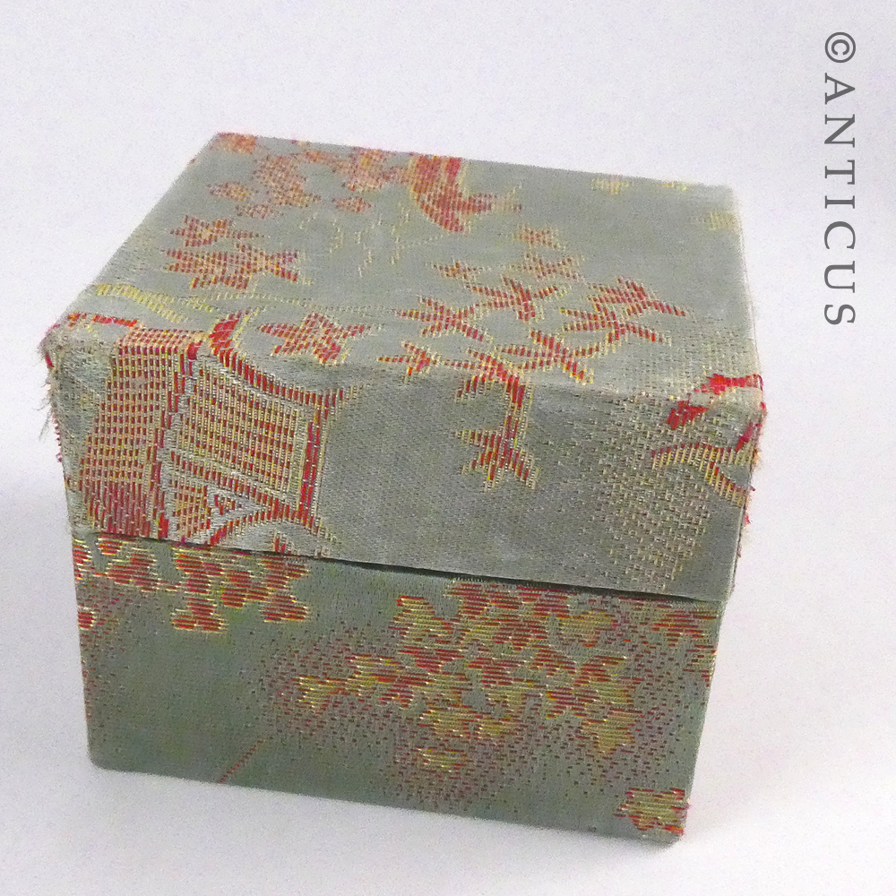 Vintage Cloisonné Caddy in Original Box.