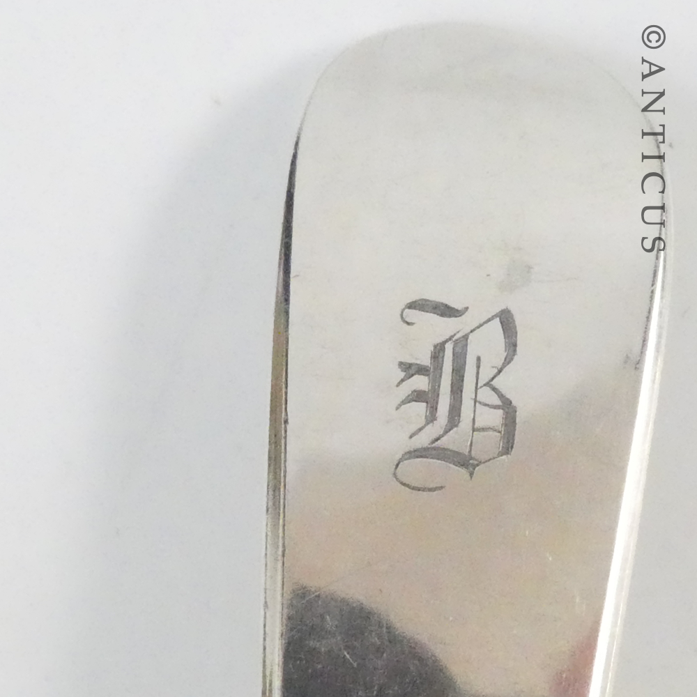 Two Victorian Salt Spoons.