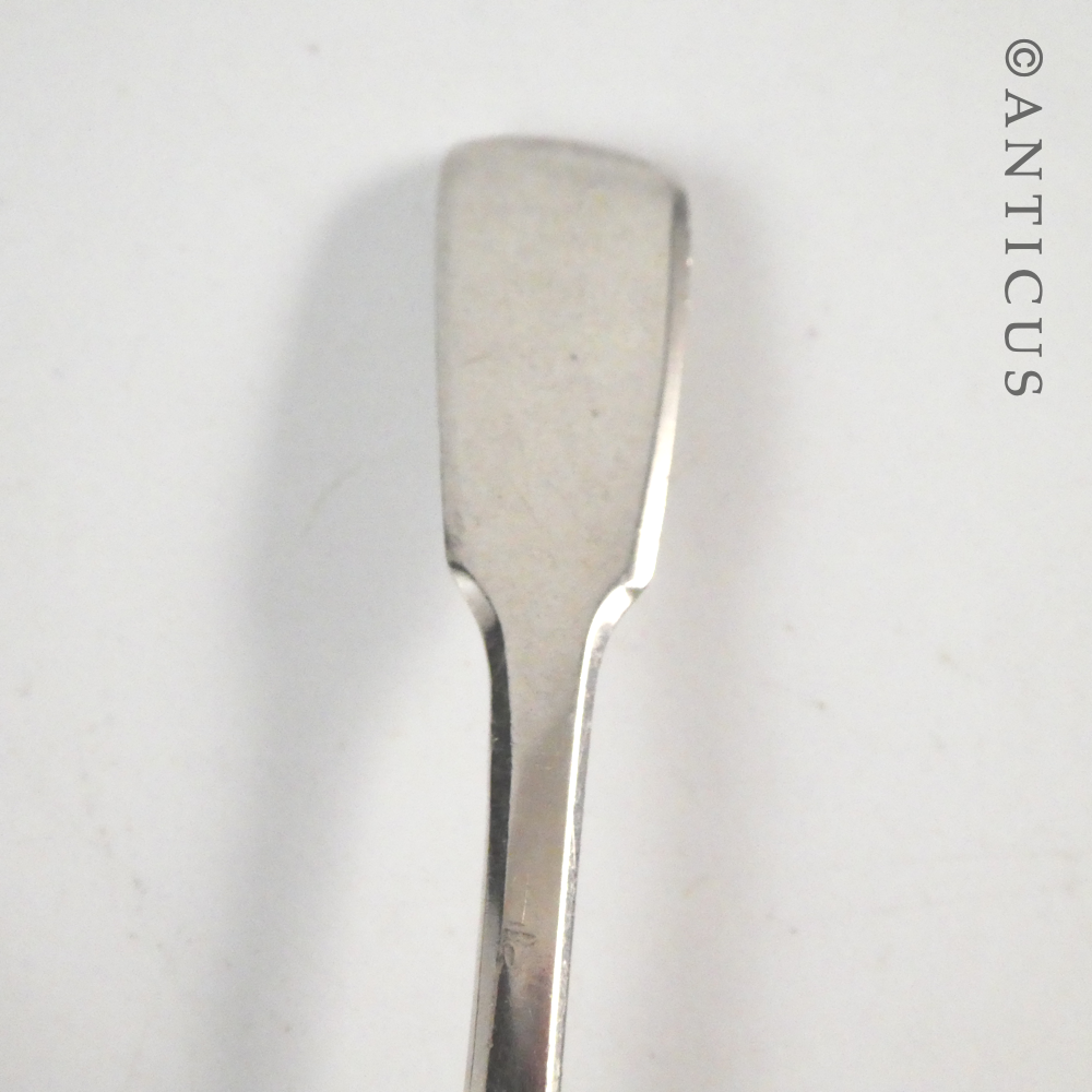 Sterling Silver Antique Teaspoon, 1825.