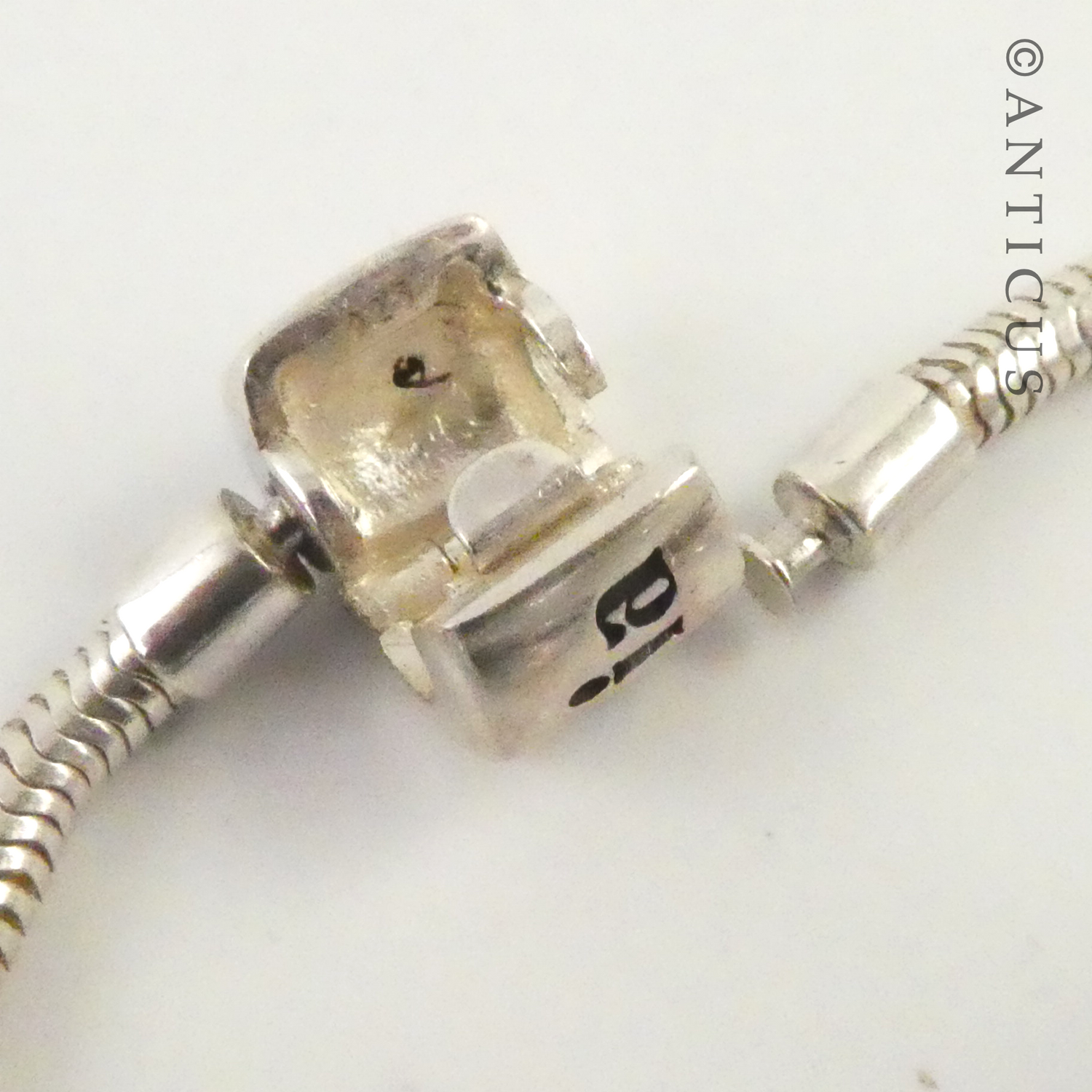 Sterling Silver Modern Charm Bracelet with Charms