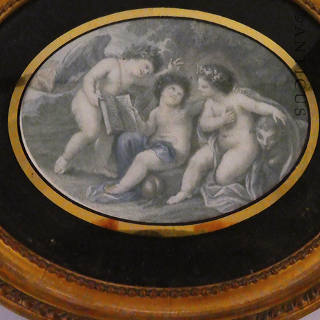 Gold Framed Francesco Bartolozzi Print.