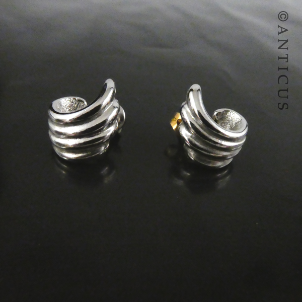 Small Curved Costume Earrings,