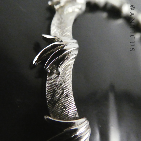 Silvered Necklace, by Corocraft.