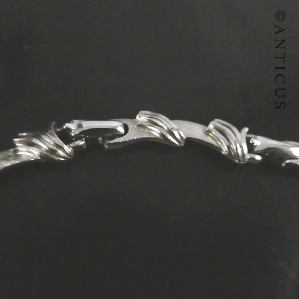 Silvered Necklace, by Corocraft.