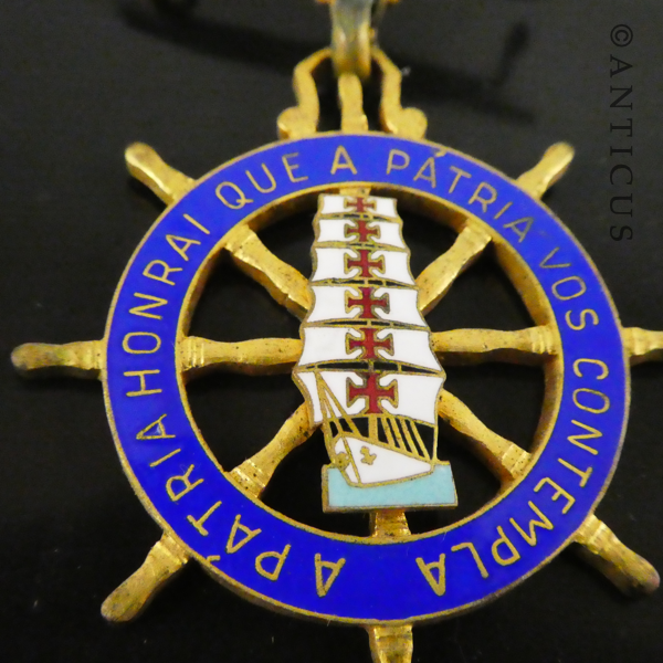 Badge: N.E. Sagres. a Portuguese Tall Ship.